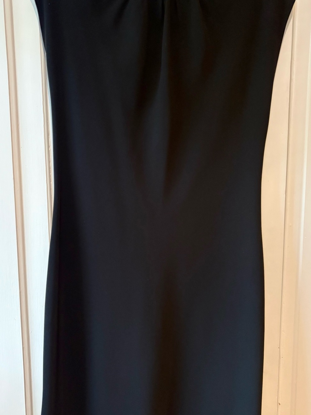 Theory Strapless Black Evening Dress